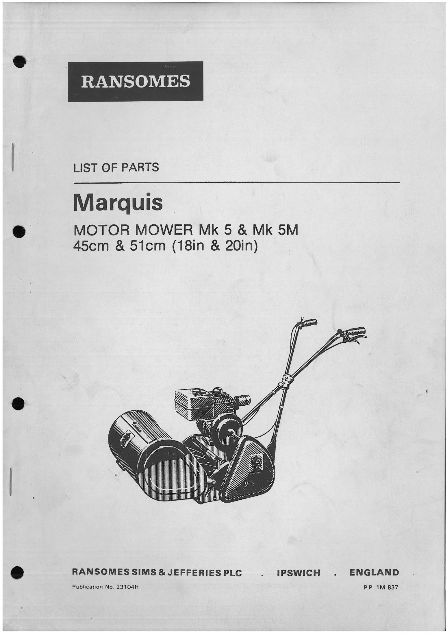 ransomes service manual